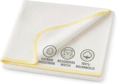 Набір дитячих серветок для відрижки з мусліну - 10 шт. у 80x80 см - муслінові серветки, що можна прати при температурі 95 градусів, стійкі до кипіння, без усадки - серветки для дитячої відрижки, виготовлені зі 100 бавовни - також як ковдра або нагрудник (