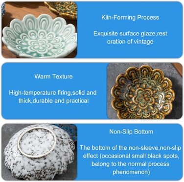 Набор из 6 мисок для соуса бело-голубой Sightday