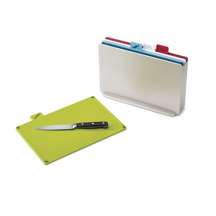 Набір обробних дощок срібний Index Joseph Joseph