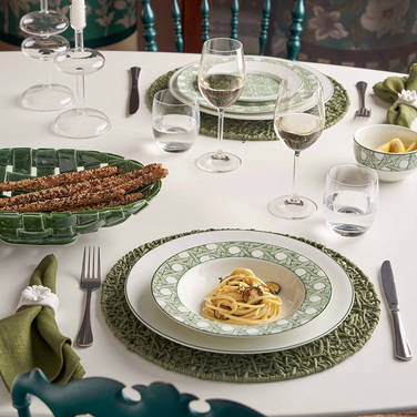 Тарелка суповая La Porcellana Bianca INTRIGO, фарфор, диам. 23,5 см