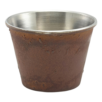 Соусник металевий 5.7*h 4 см, ефект іржі, Rust Effect, GenWare