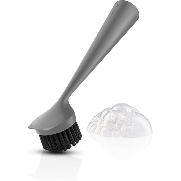 Нейлоновая щетка для посуды с практичным и эффективным лезвием для удаления грязи 23 см сірий EVA SOLO