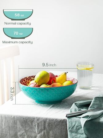 Набір з 2 салатниць 2 л, різнокольоровий Vibrant Joy Dowan