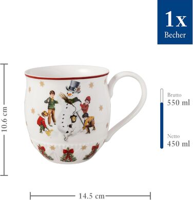 Кухоль з ручкою 0,45 л Сніговик Toy's Fantasy Villeroy & Boch