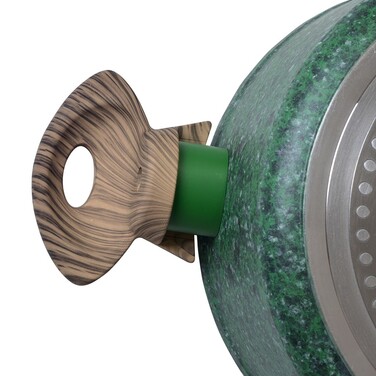 Кастрюля со стеклянной крышкой 24 см 4,7л MALACHITE Fissman