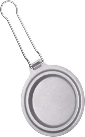 Титановая спиртоварка для походов с крышкой iBasingo