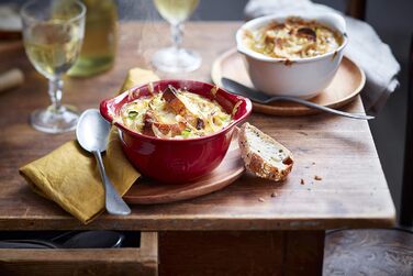 Форма для гратену 14 см, бежевий Emile Henry