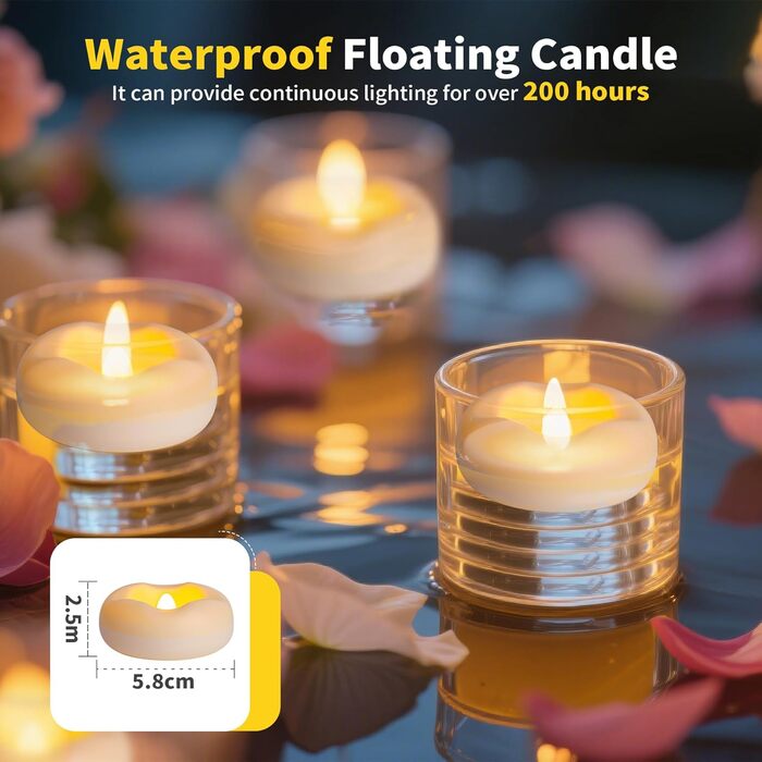 Плавуючі свічки 5,8 x 2,5 см Broyal