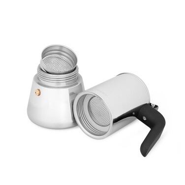 Гейзерна кавоварка Fissman на 6 порцій / 300 мл нержавіюча сталь (3245)