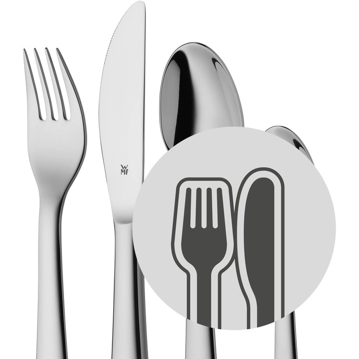 Набір дитячих столових приборів WMF Paw Patrol, нержавіюча сталь, для дітей від 3 років, полірований кромарган, можна мити в посудомийній машині (6 предметів, одинарний)