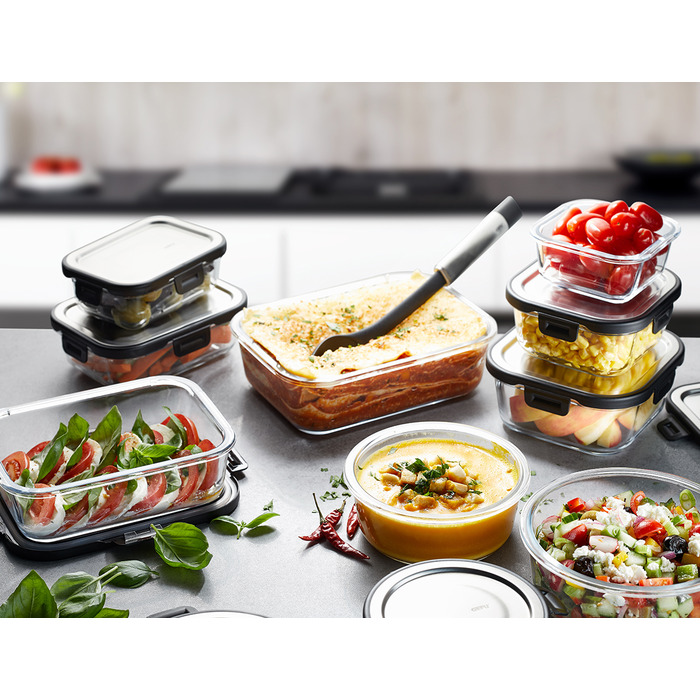 Контейнер харчовий, прямокутний, 1000 мл Milo Gefu