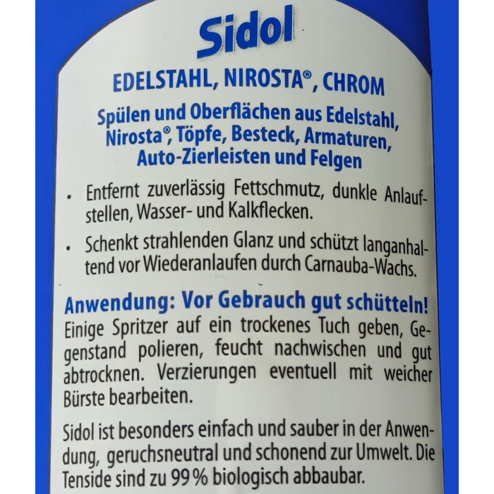 Засіб для миття кухонних меблів 500 мл SIDOL | Gapatec