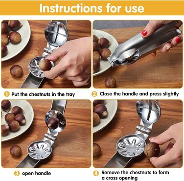 Щипці для каштанів, набір 2 предмети HBSFBH