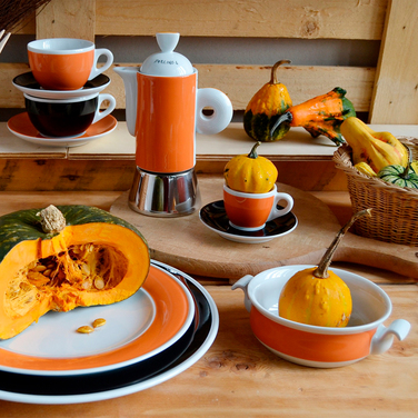 34425 Блюдце caffe latte 16,7 см Black для серій 'Verona/Torino/Roma Millecolori Hand Painted'