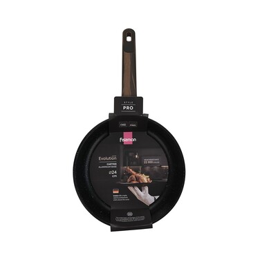 Сковорода Fissman 24x5,3 см EVOLUTION литой алюминий с антипригарным покрытием (14578)