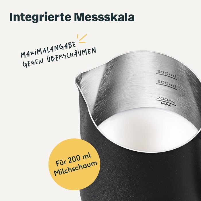 Глечик з носиком для кави 350 мл. нержавіюча сталь Silberthal