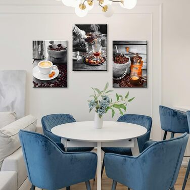 Настінні картини сучасні 30 x 40 см без рамки, 3 шт. burkfeeg