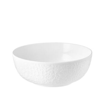 Пиала 20 см рельефная, белая Nori-Home Seltmann Weiden