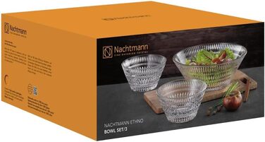 Набір кришталевих салатниць, 3 предмети, Ethno Nachtmann
