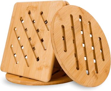 Термостійка підставка 4 бамбукових conisy