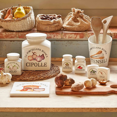 Банка для чаю порцеляна 500 мл La Porcellana Bianca