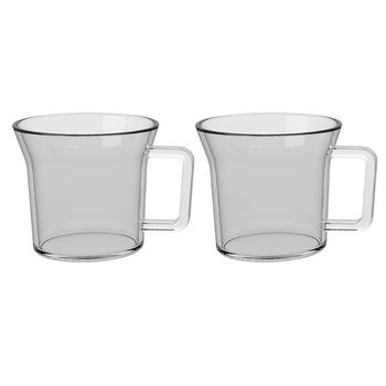 Набір чашок із подвійними стінками CreativeTops MATCHA, скло, 70 мл, 2 шт.