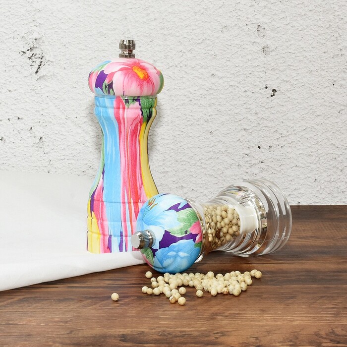 Млин для перцю і приправ Fissman 13x5 см механічна (8156)