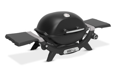 Газовый гриль Weber Q1200N Black с боковыми столиками 1501070 Код: 012982