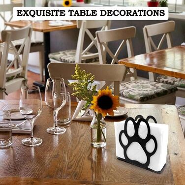 Держатель для салфеток черный cersaty