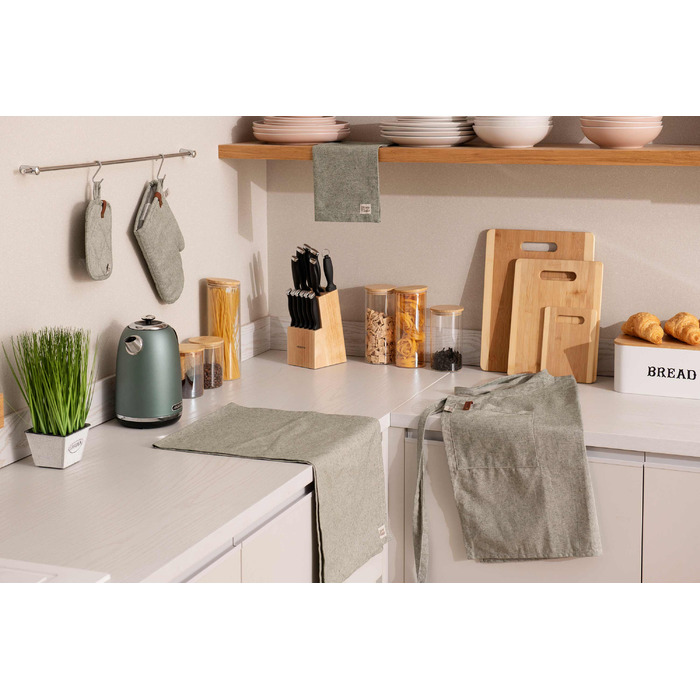 Рукавичка Ardesto Oliver, 18х30см, 100% бавовна, нап-ч: ватин, зелений