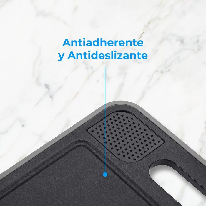 Доска для размораживания и нарезки 36,5 x 25 см, серый NK