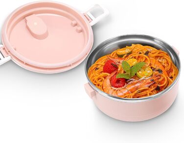 Термоконтейнер для харчових продуктів, 700 мл рожевий Otufan