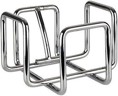 Тримач для серветок 14 х 14 х 10 см срібна Buddy´s Bar