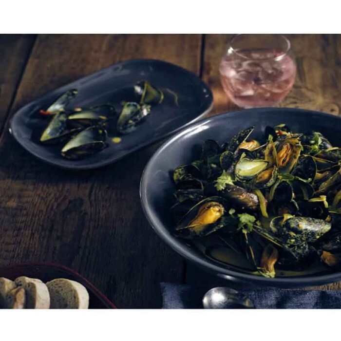 Страва 29х19,5 см прямокутна блакитна GenWare