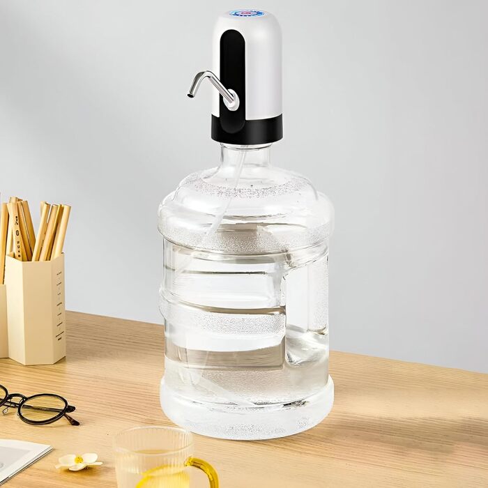 Насос для бутылок с водой 5 Вт черно-белый Retoo