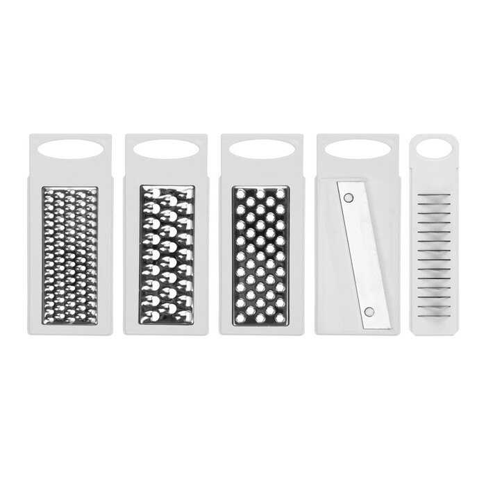 Терка-шатківказ Fissman з контейнером 32x14x9 см з 5 змінними лезами нерж. сталь (18639)