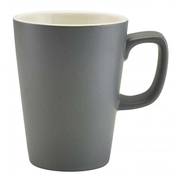 Кружка 340 мл, серая матовая, Color Tea, GenWare