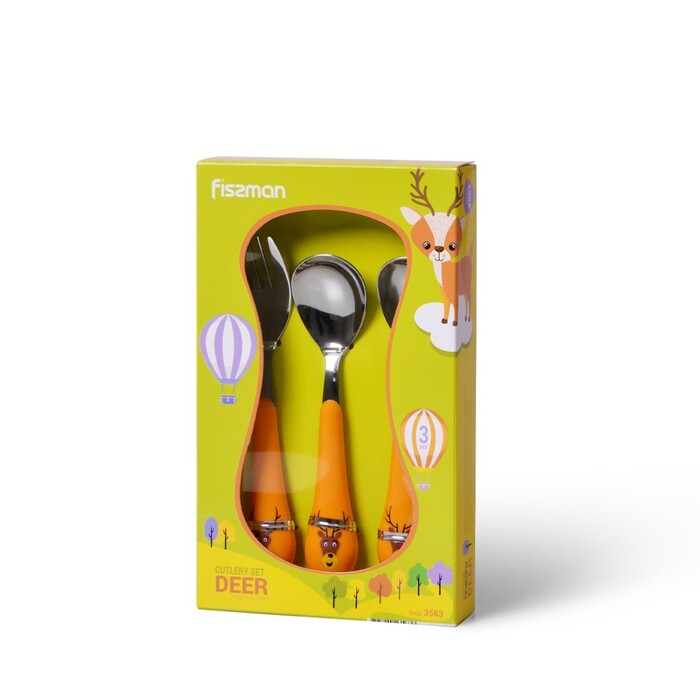 Набір столових приборів Fissman ОЛЕНЬ 3 предмета (3563)