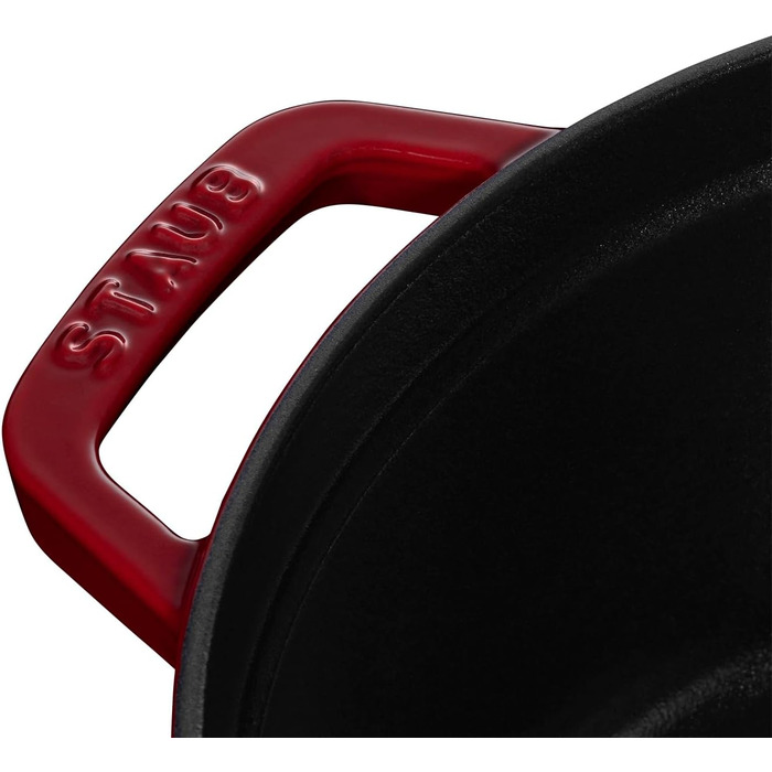 Кокот круглый 24 см, бордо Staub