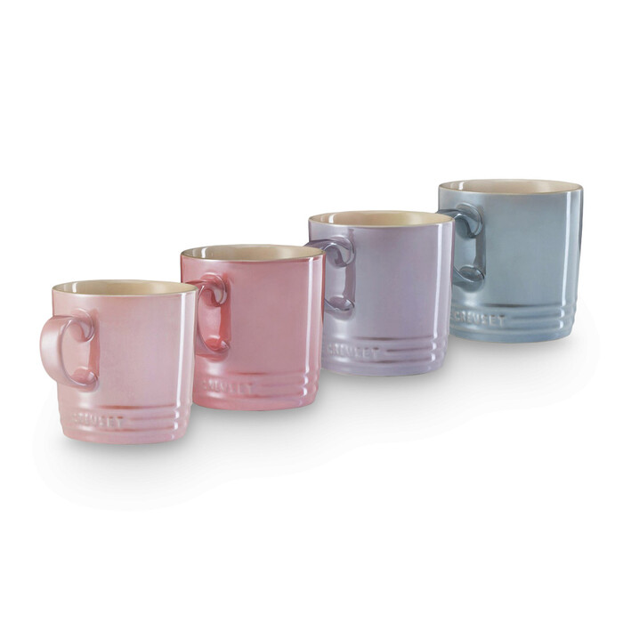 Набір чашок 4 предмети 350 мл Рожевий / Фіолетовий Metallics Le Creuset