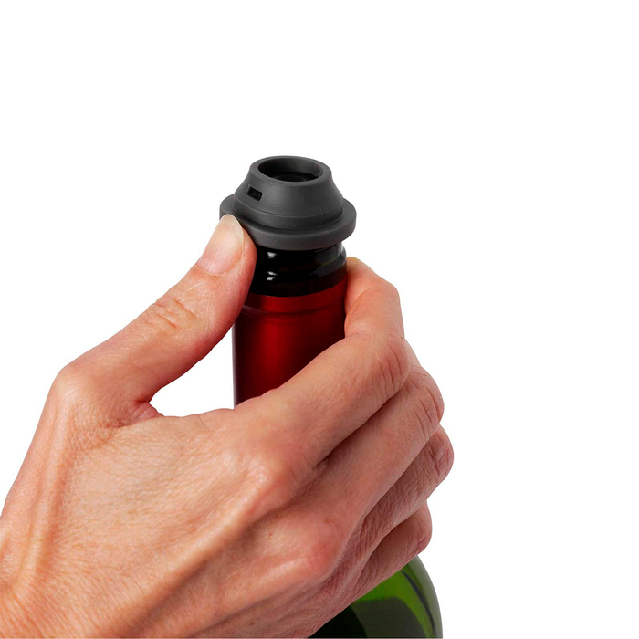 Набір з вакуумної помпи для вина і 3 пробок WA137 Satin Black Le Creuset