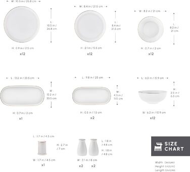 Набір посуду Karaca Streamline Favaro Gold із 56 предметів елегантна золота акцентна кістка нового покоління для вишуканого оформлення столу та універсального використання