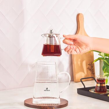 Скляні чайники з фільтром Giza Karaca