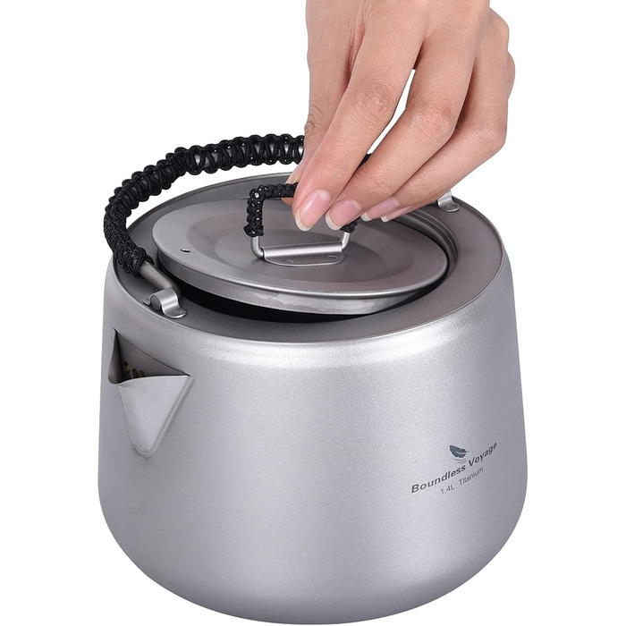 Титановый чайник с фильтром 1.4л. iBasingo