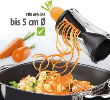 Cпіральна овочерізка SPIRELLI та ніж для овочів SENSO, набір 2 предмети GEFU