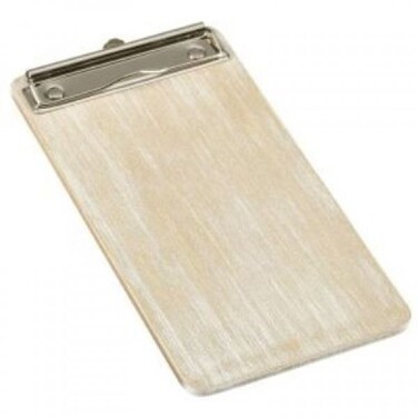 Меню-холдер A5 18.5*24.5*0.6 см, дерев'яний, білий, GenWare