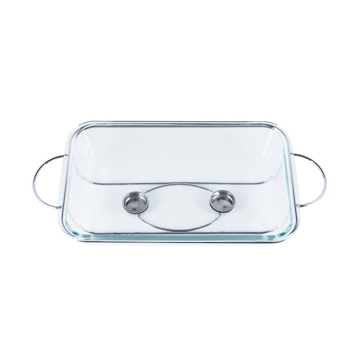 Прямокутний марміт Fissman 39,5x24x6,5 см/4,0 л жаростійке скло (6047)