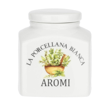 Банка для духм'яних трав La Porcellana Bianca CONSERVA, порцеляна, 500 мл