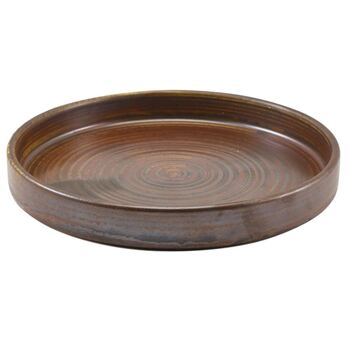 Тарелка презентационная с бортиком 21хh 2.9 см, Terra Porcelain Rustic Copper, GenWare