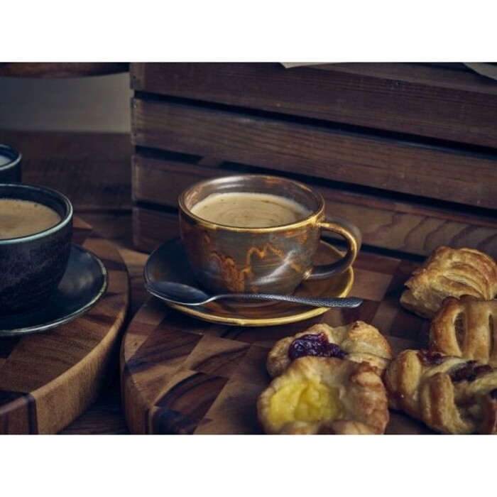 Блюдце 14.5 см, Terra Porcelain Rustic Copper, GenWare